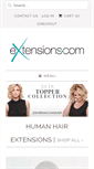 Mobile Screenshot of hairextensions.com