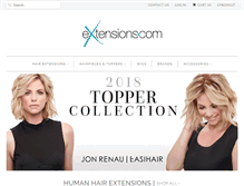 Tablet Screenshot of hairextensions.com